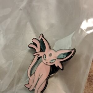 Pokemon Pink and Blue Espeon Pin